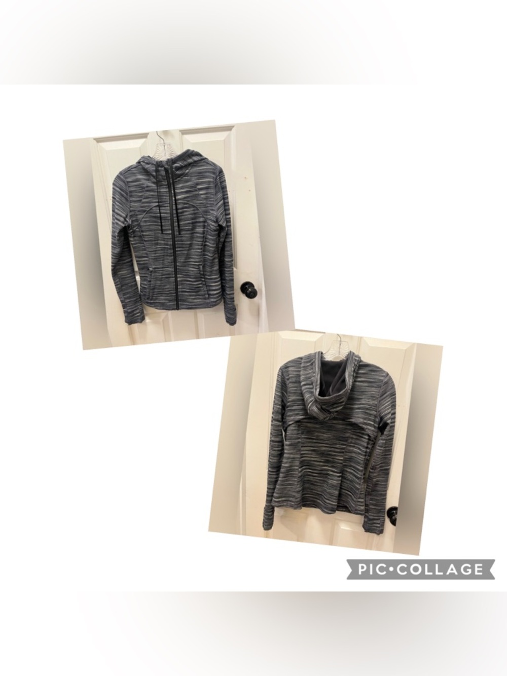 🍋 LIKE NEW Lululemon Hooded Define Jacket in Mini Space Dye Herringbone - Sz 10